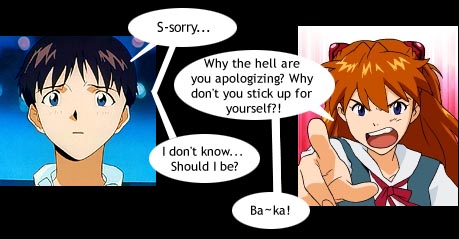 These two Asuka pics are from "Koutetsu no Girlfriend" or something.  What can I say, they came in handy.