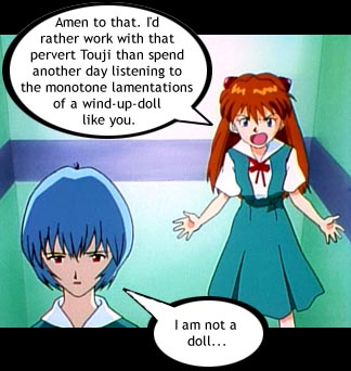 Hey, look... They're in an elevator all of a sudden.  I.e., I was too lazy to paint the background black and thus keep the setting vague.  Blah.