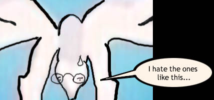 Arael deserves better than what I "drew" here.  Forgive me!