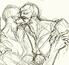 "Give me your tongue."